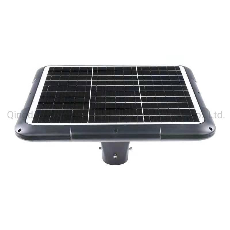 50W UFO Integrated Post Lamp Wireless Solar Street Courtyard Light