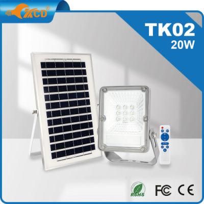 Dusk to Dawn Brightest Sports Stadium 100W High Quality LED Light Rechargeable Solar Flood Light