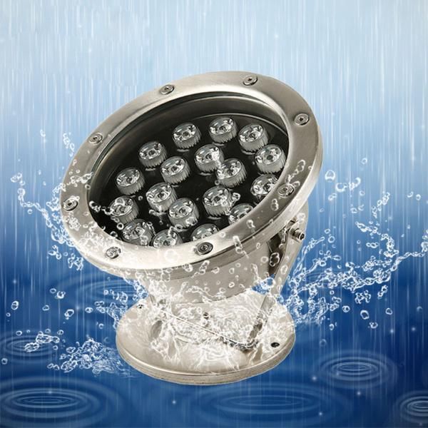 12V/24V 6-36W LED Fountain Lamp LED Underwater Light IP68 Waterproof Fountain Swimming Pool Light Plaza Garden Pond Decor Underwater Light