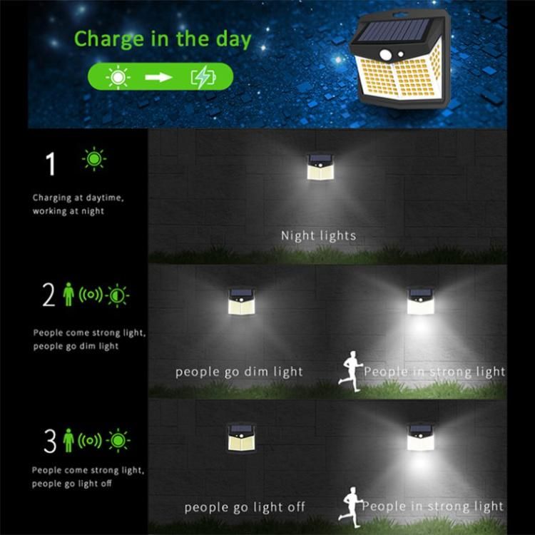 Outdoor Wireless Solar Powered Motion Lights Waterproof Motion Solar Lights Outdoor for Front Door