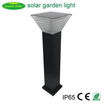 Bright LED Lighting Solar Lamp 8W Outdoor Solar Garden Lamp with Warm + White LED Light