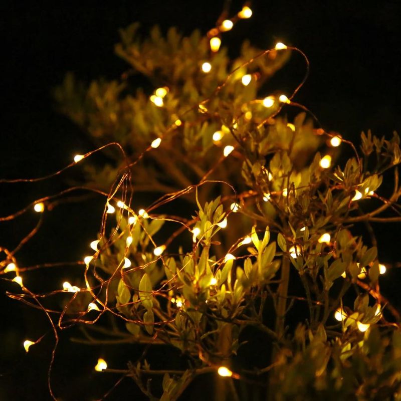 300LED Remote Control Outdoor Landscaping Solar LED String Lights for Christmas Holiday Wedding Party Garage Lawn