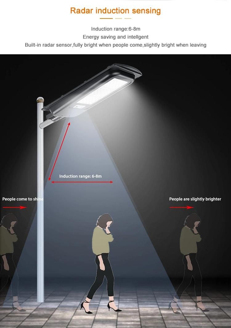 All in One Integrated LED Solar Street Light Outdoor Waterproof