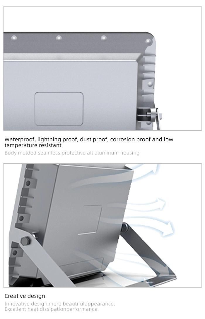 2022 New Design High Power 100W Remote Smart Control Solar LED Flood Light