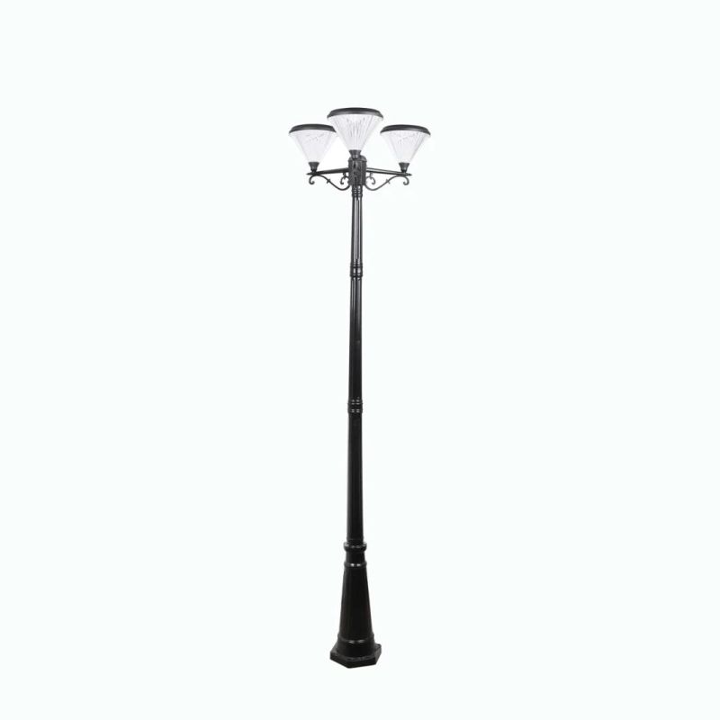 Factory Supply Outdoor Waterproof IP65 Garden Park Plaza 10W LED Solar Light with Pole