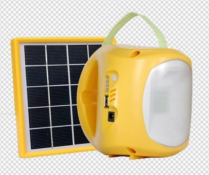 Ngo Portable Emergency Solar Light with External Panel for Africa and India Market