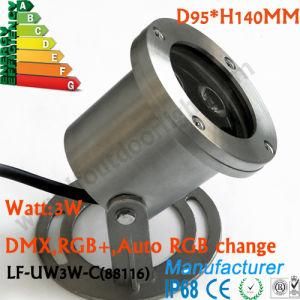 High Intensity 3W High Power RGB IP68 LED Underwater Light