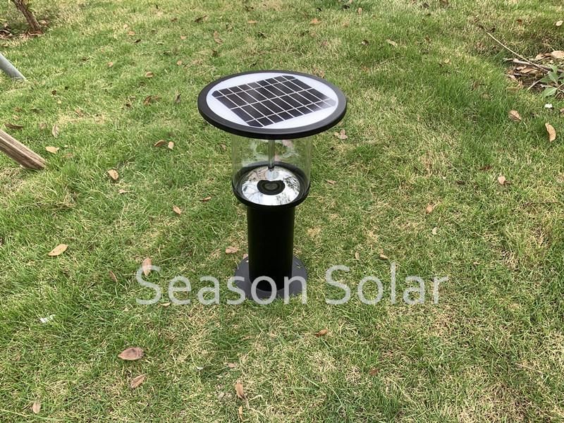 High Power Solar Lighting LED Outdoor Solar Pillar Light with Warm LED Light for Gate Lighting