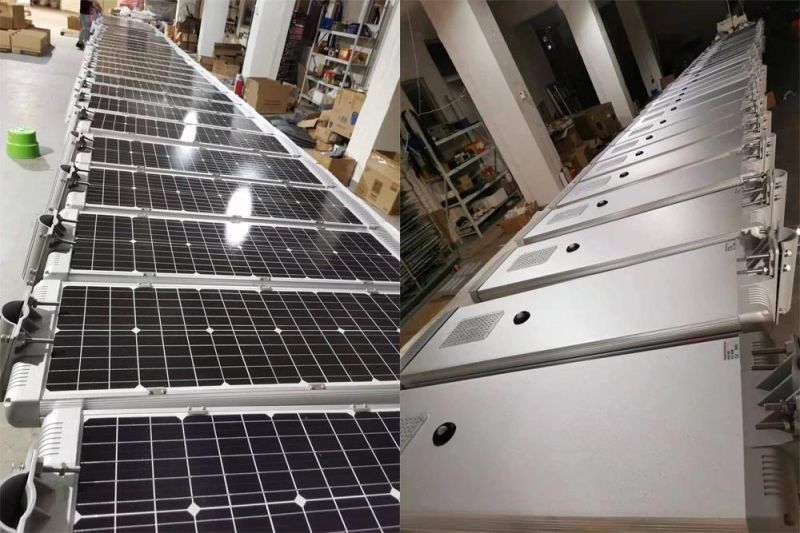 60W Real Power All in One Solar Street Light for Government Project