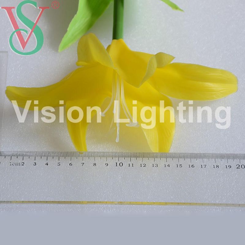 Garden Decoration IP44 High Brightness LED Christmas Lily Flower Light