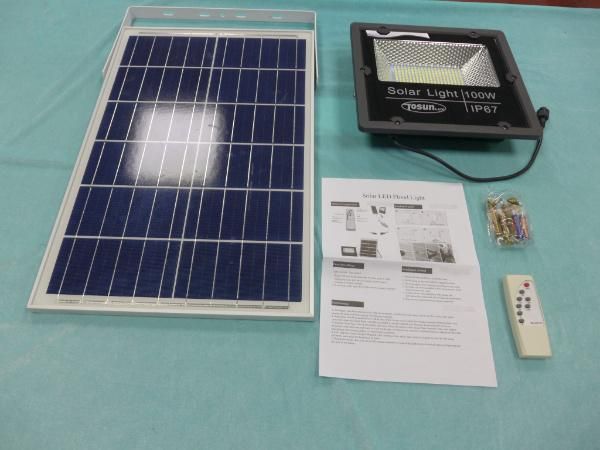 LED Solar Flood Light with Romote Controller