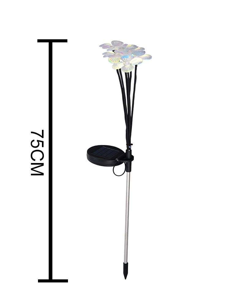 Waterproof Seven-Colors Flowers Light Solar Decoration Courtyard Light