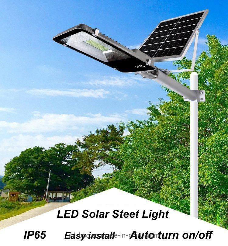 10W to 500W LED Solar Street Light Solar Street Lamp Integrated Solar Street Light with IP65 Aluminum Shell and IP65 LED COB Light