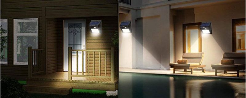 LED Solar Sensor Wall Lights