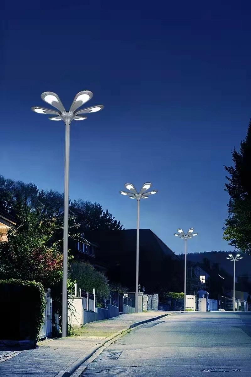 LED Luminaria Fixture Aluminum Housing Outdoor IP65 100W Solar Power LED Street Light for Plaza Parking Lot