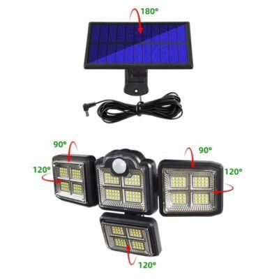 Amazon Hot Sale High Quality Solar Wall Lights IP67 Exterior Landscape Garden Gate Luces Solares Waterproof LED Solar Lamp