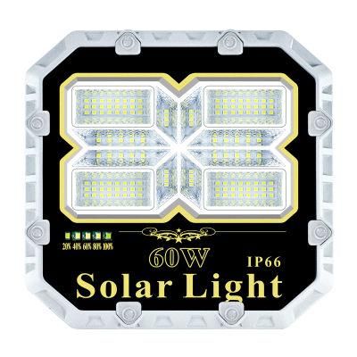 Waterproof IP66 Remote Control Aluminum LED Solar Flood Light