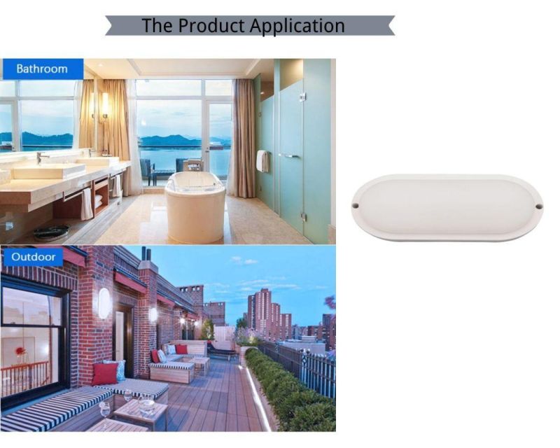 Energy-Saving, Low Power Consumption IP65 B3 Series Moisture-Proof Lamps Oval with Certificates of CE,EMC,LVD,RoHS Factory Direct Price,8W 12W 15W 18W 20W 23W