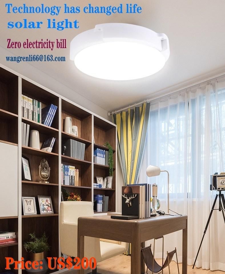 Solar Light Indoor Ceiling Light_High-Power Balcony Aisle Corridor Eaves Household Lighting_Solar Light