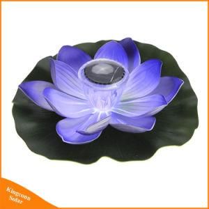 Lotus Flower Solar Powered LED Floating Light for Garden Swimming Pool Decorative Lighting