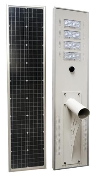 80W All in One Integrated Solar Street Light Solar Outdoor Lighting LED Lamp