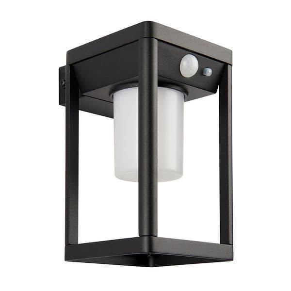 Solar Modern Cube Sensor Light Garden PIR Wall Light with PIR