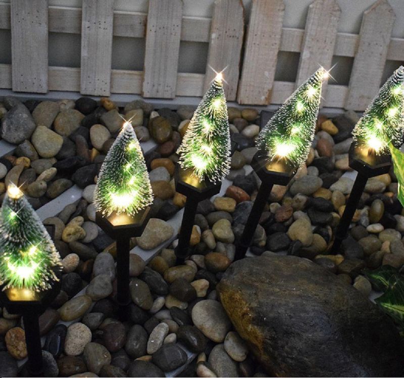 Christmas Festival Outdoor Garden Decoration LED Christmas Tree Light Plug-in Decor Lamp Wyz18470