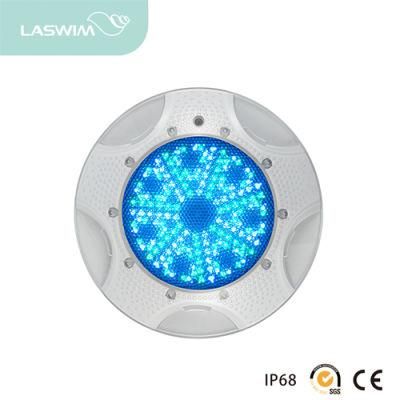 Wall-Mounted Type 12V Safety Low Voltage Plastic Flat Light LED Swimming Pool Light Cool White Warm White RGB and Single Blue