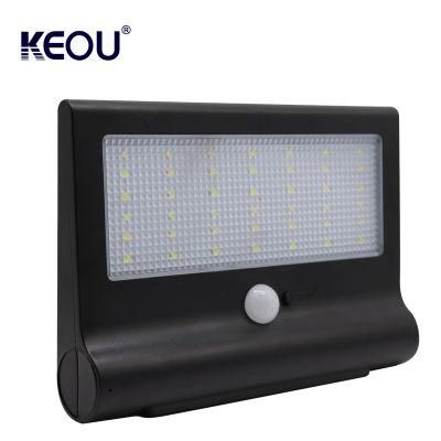 Super Bright New Hot Smart IP65 Lamp Motion Sensor Outdoor LED Solar Wall Light for Patio Garden Outdoor Design