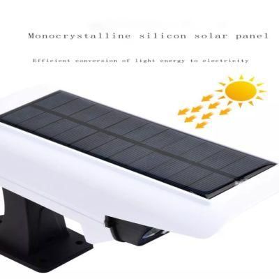 Factory Sale Outdoor Wall Light Simulation Camera Solar Monitoring Lamp