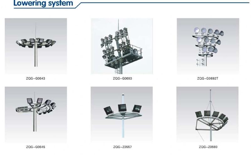 High Mast Lighting Pole/Floodlight Column