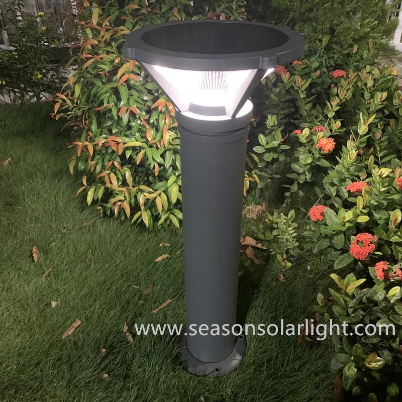 Smart LED Lighting Outdoor Garden Pathway Alu. Material Solar Lawn Light with LED Lighting & LiFePO4 Battery