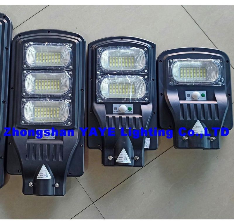 Yaye 2021 Hot Sell 50W/100W/150W/200W/250W/300W Outdoor All in One IP65 Road Integrated Solar LED Street Light