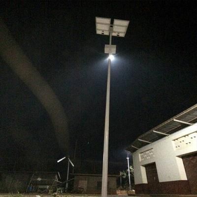 China Manufacturer 10m Pole 100W LED Power Outdoor Hanging Battery Split Solar Street Light