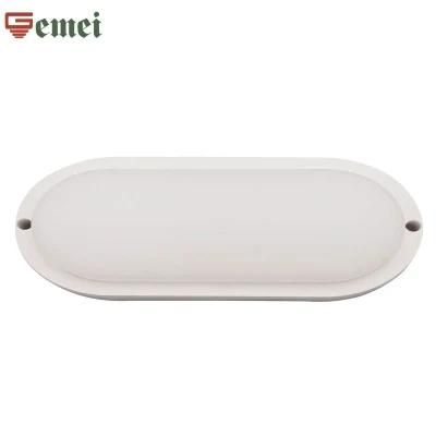 LED Oval White Moisture-Proof Lamps for Balcony Bathroom Lighting