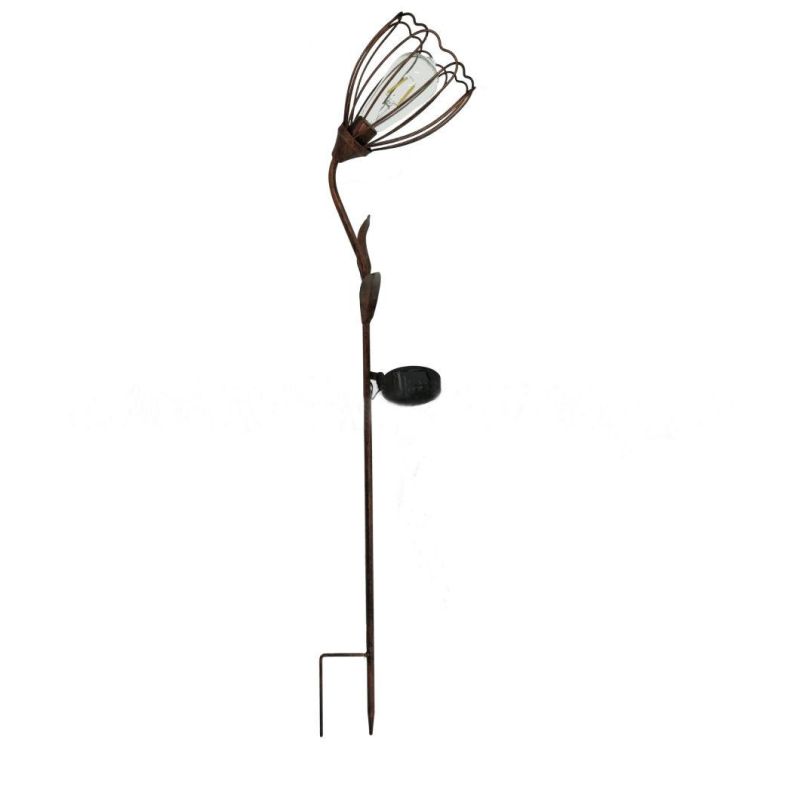 Wrought Iron Solar Tungsten Wire Courtyard Ground Light