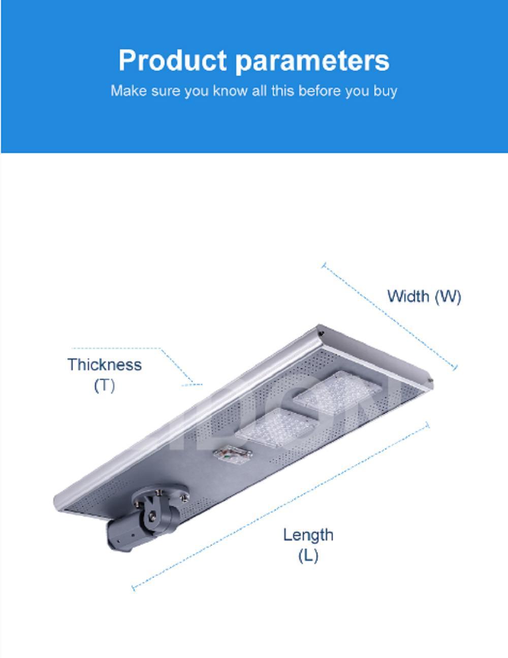 High Quality Lithium Battery Outdoor LED Street Light