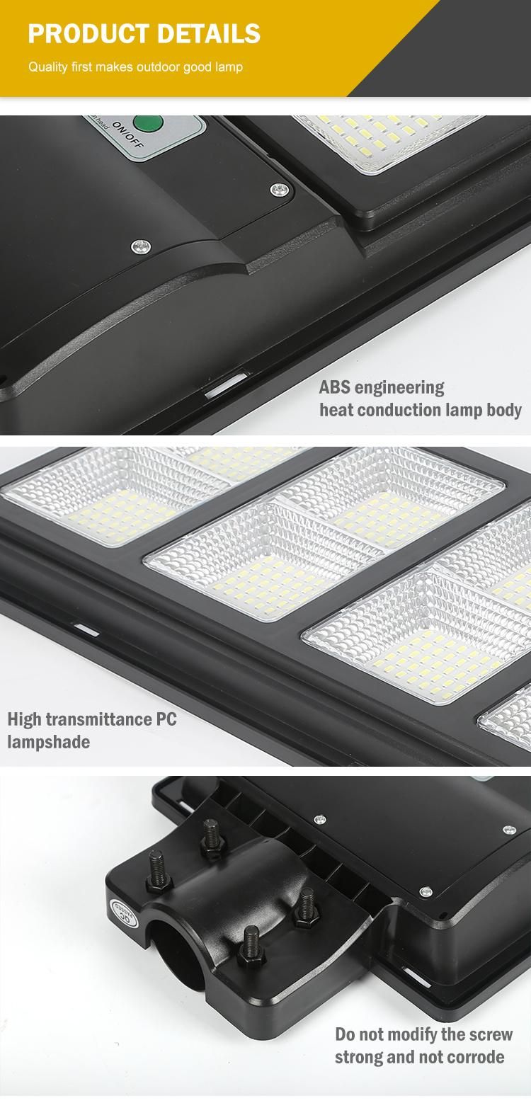 Newest Design Outdoor Lighting Waterproof IP65 90W 120W All in One Solar LED Street Lamp