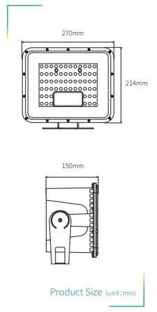 5 Years Warranty Solar Flood Light 100W, 200W, 300W Remote Control