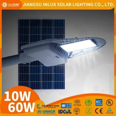 Undp Supplier Energy Saving 30W 60W 80W 100W 200W 2 in 1 Solar LED Street Light with Pole