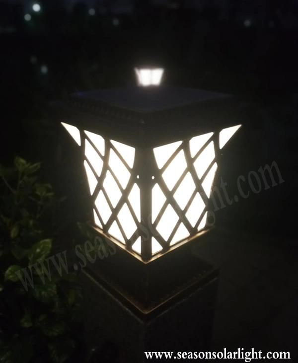 High Power LED Lamp 5W Decking Lighting Garden Outdoor Solar Post Cap Light with LED Lighting