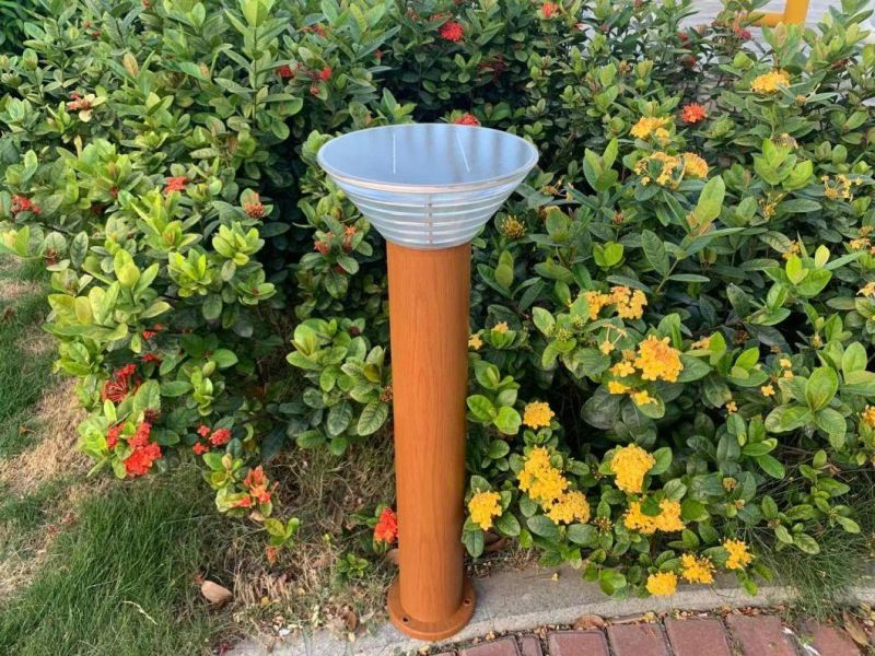 Wooden Color Energy Solar Smart LED Lighting 5W Solar Powered Outdoor Garden Lighting with LED Light