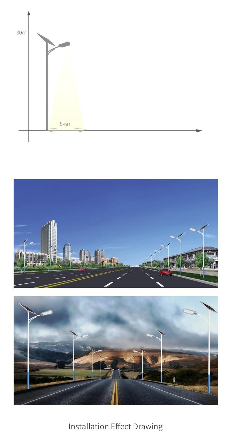 Solar Street Light with LiFePO4 Battery