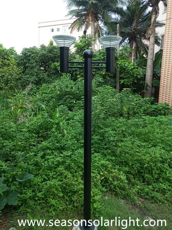 High Power LED Lighting 2m Pole System LED Outdoor Solar Garden Light with LED for Yard Lighting