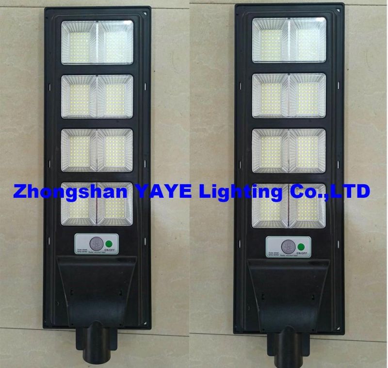 Yaye Hottest Sell 200W Outdoor All in One Solar LED Street Road Garden Wall Light with Waterproof IP65 500PCS Stock (YAYE-22SLSL200WG)