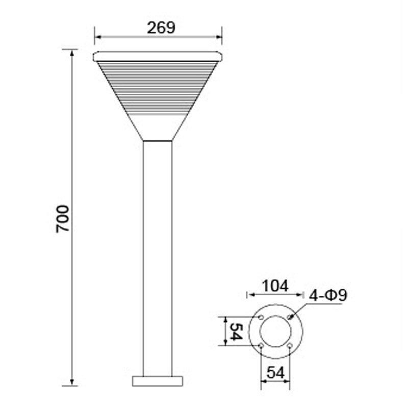 IP65 Waterproof Quality Outdoor Garden Lighting Solar Lawn Lighting