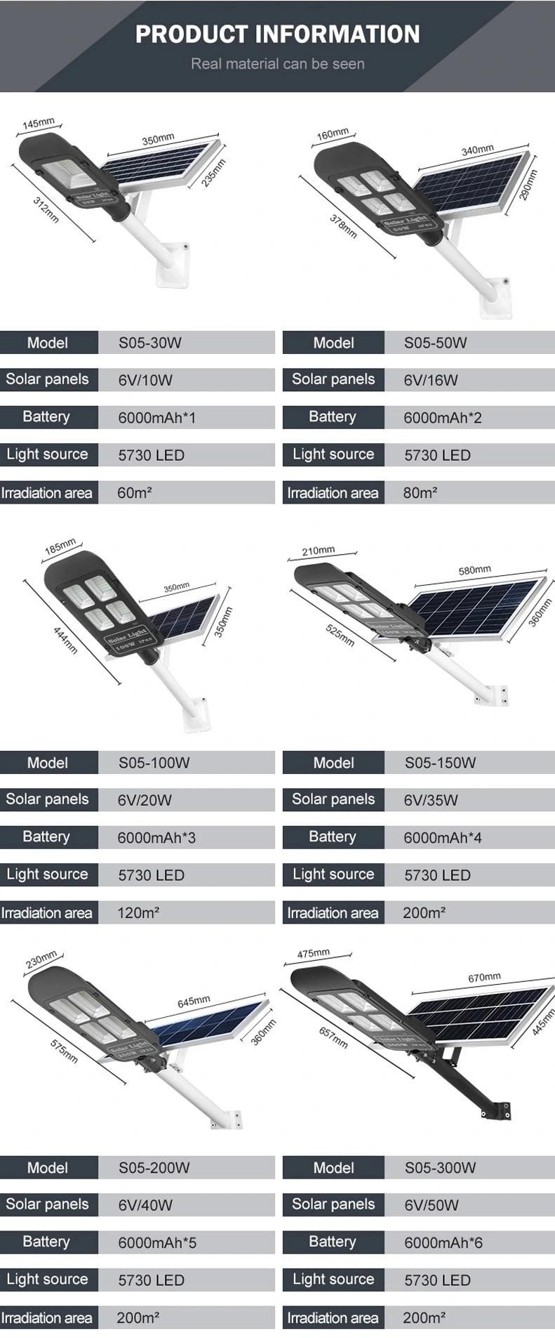 Waterproof 8m Pole 150W Separated Solar Street Lights with 2 Years Warranty LED Light Lamp Lights Lighting Decoration Energy Saving Power System Home Products