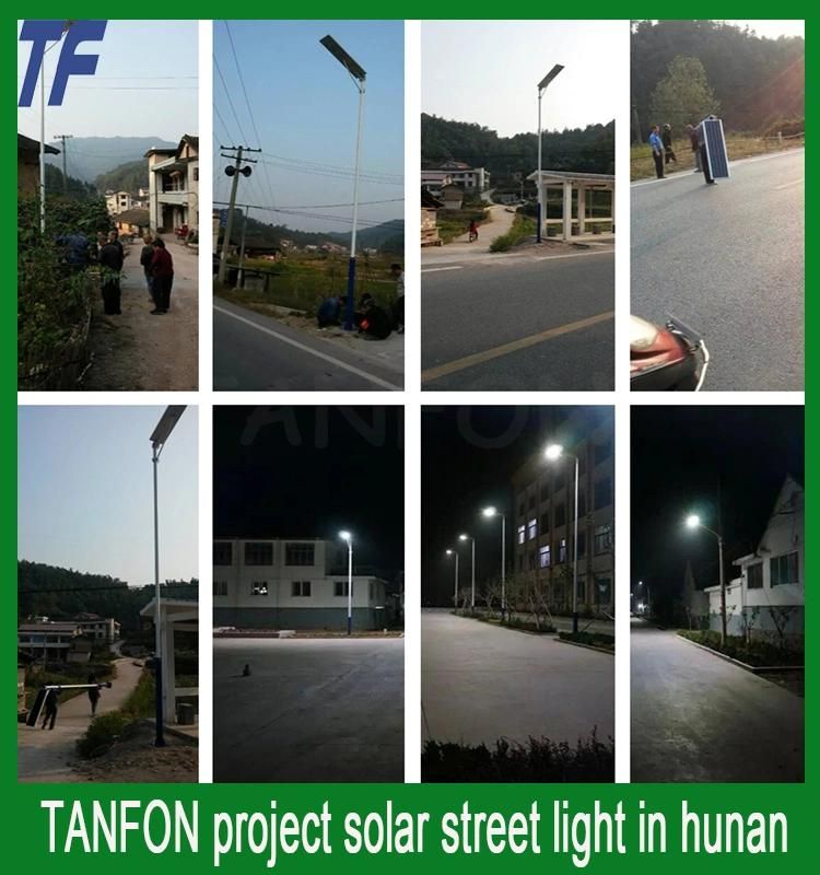 40W Toughened Glass Lampshade Solar Powered Street Lights for Quality Assurance