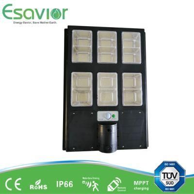 Esavior 200W Solar Powered Integrated All in One Solar LED Light Street Light Motion Sensor Energy Saving Outdoor Light