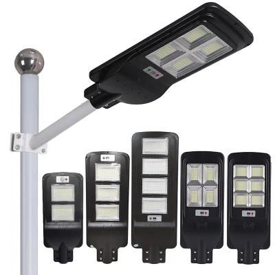 Solar Powered Street Lamp Outdoor Waterproof All in One LED Solar Street Lights